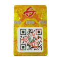 Custom made colorful qr code security protect the brand anti-fake label sticker